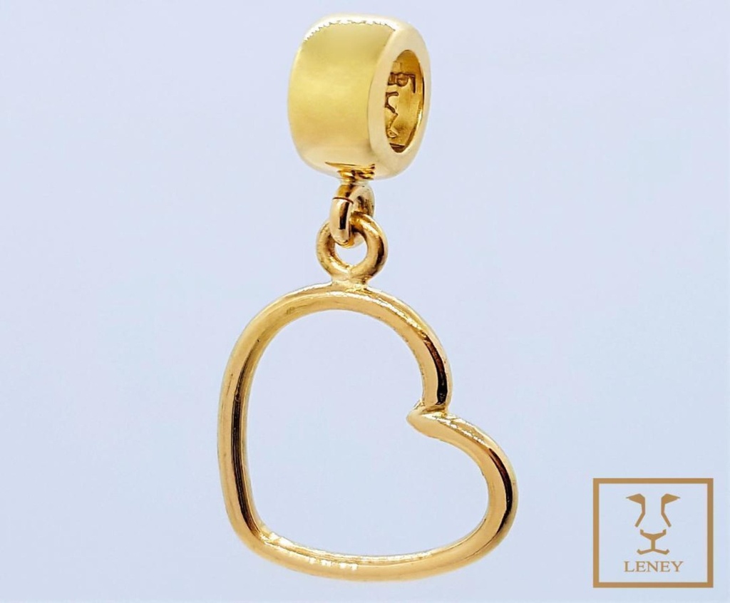 DIJE SEPARADOR CORAZON 14.3MM