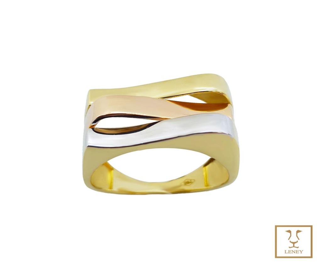 ANILLO 3 LAMINAS ONDULADAS