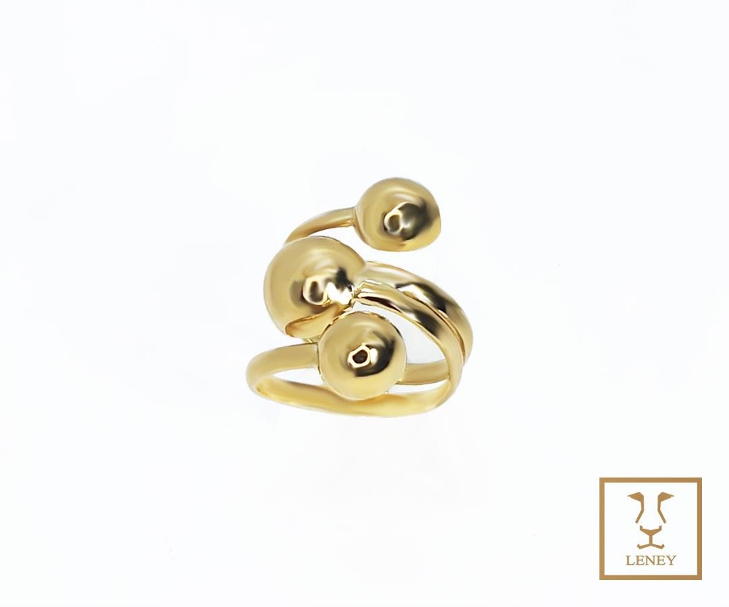 ANILLO ESPIRAL MEDIAS ESFERAS