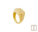 ANILLO HOMBRE CUADRADO 15X15MM