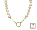COLLAR 34 PERLAS NARANJA