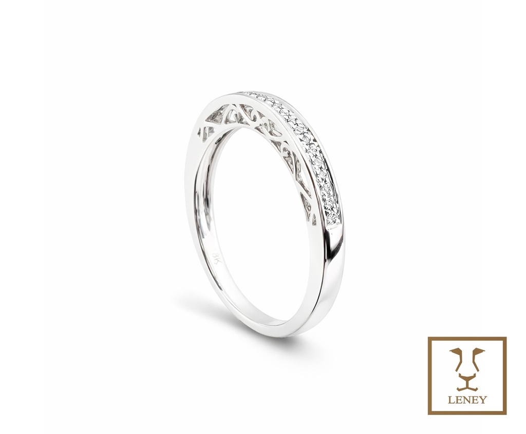 ANILLO CINTILLO 24 BRILLANTES
