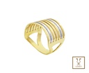 ANILLO 7 FRANJAS PARALELAS
