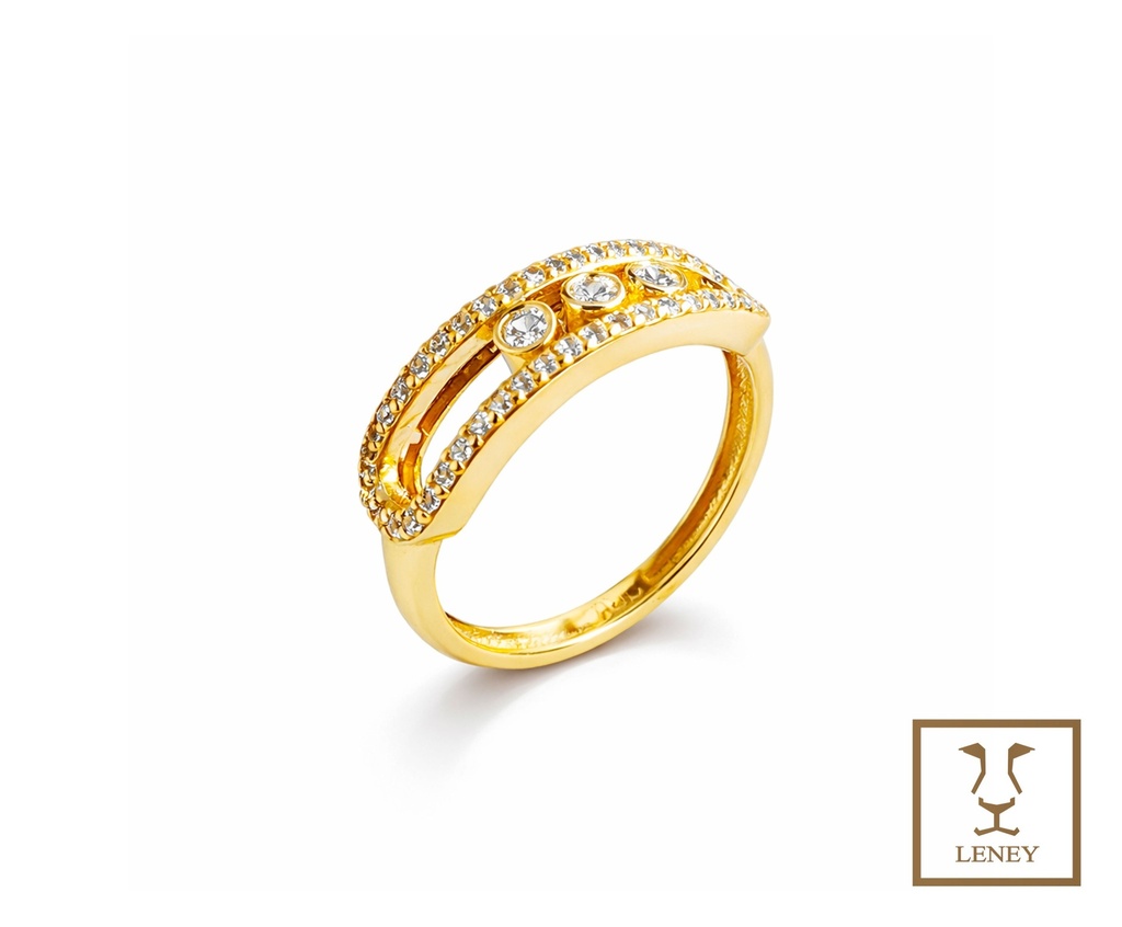 ANILLO MESSIKA CON 3 CIRCONES