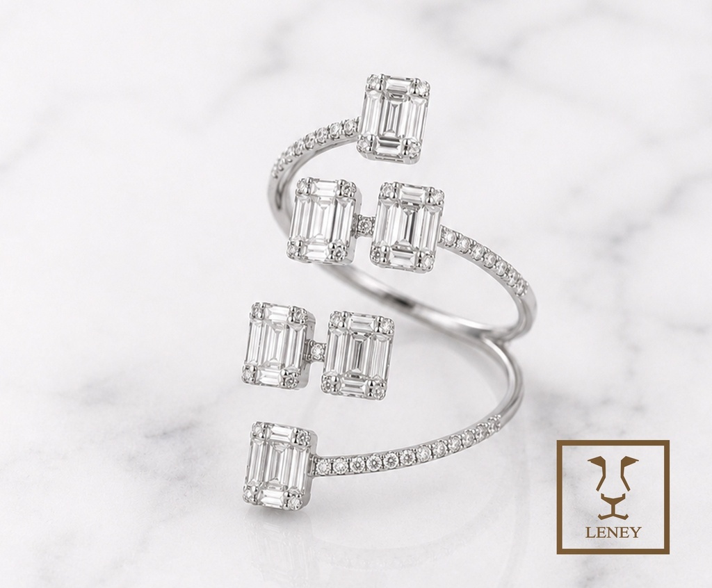 ANILLO CINTILLOS 36 DIAMANTES