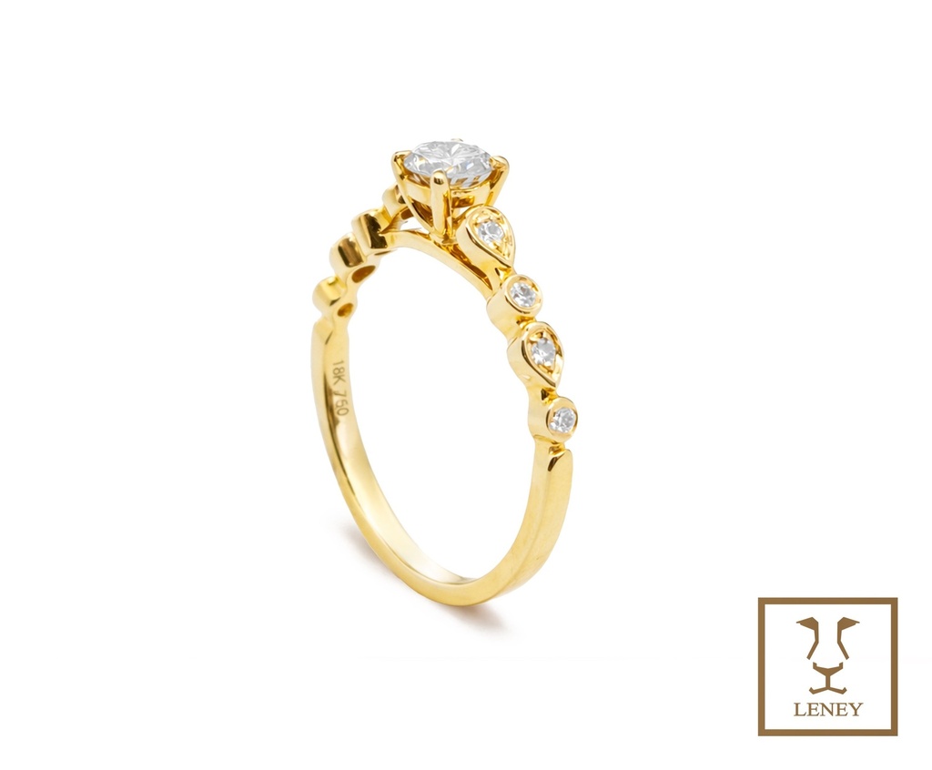ANILLO SOLITARIO BRILLANTE 0.24CT