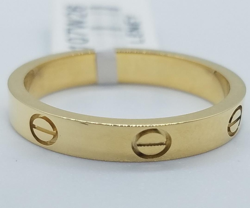 ANILLO TORNILLOS CARTIER GRABADO