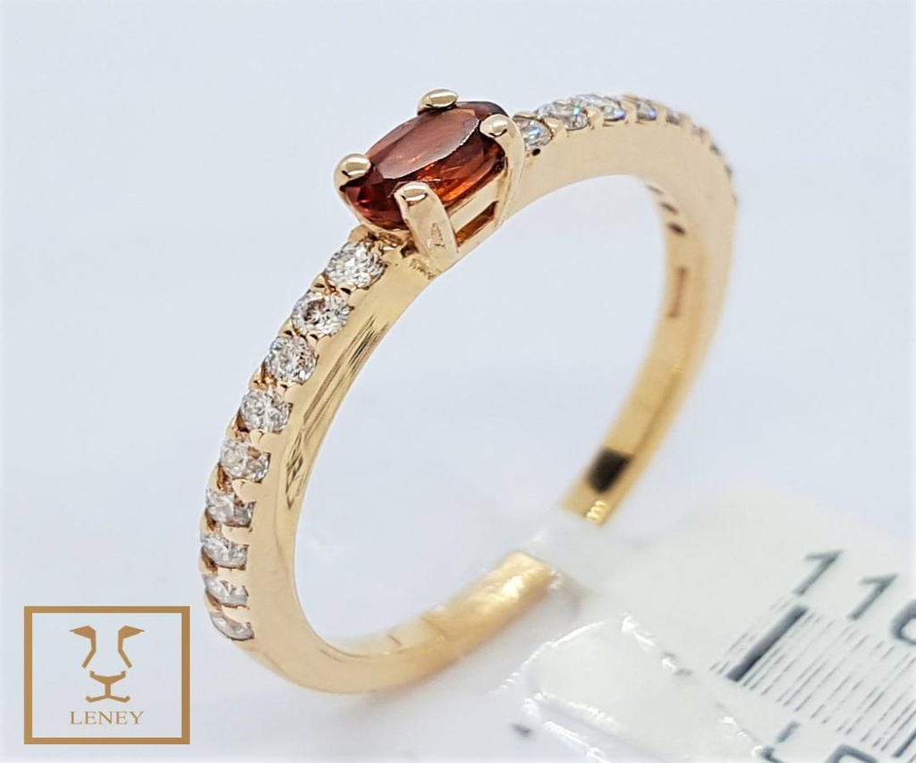 ANILLO CINTILLO BRILLANTES 0.20CT