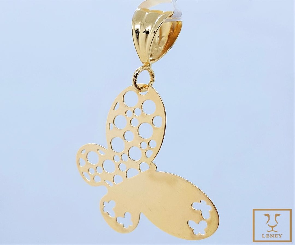 DIJE MARIPOSA CALADA 18MM