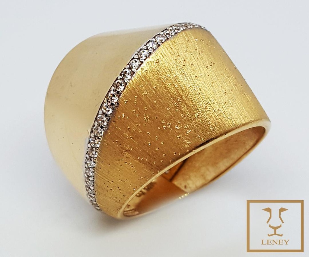 ANILLO CUPULA SYDNEY SATINADO