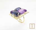 ANILLO CUADRADO DERRETIDO PICASSO