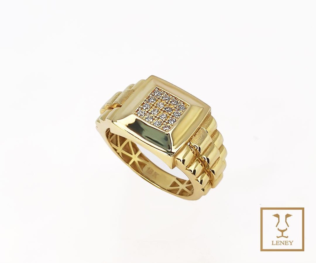 ANILLO HOMBRE ROLEX CUADRADO