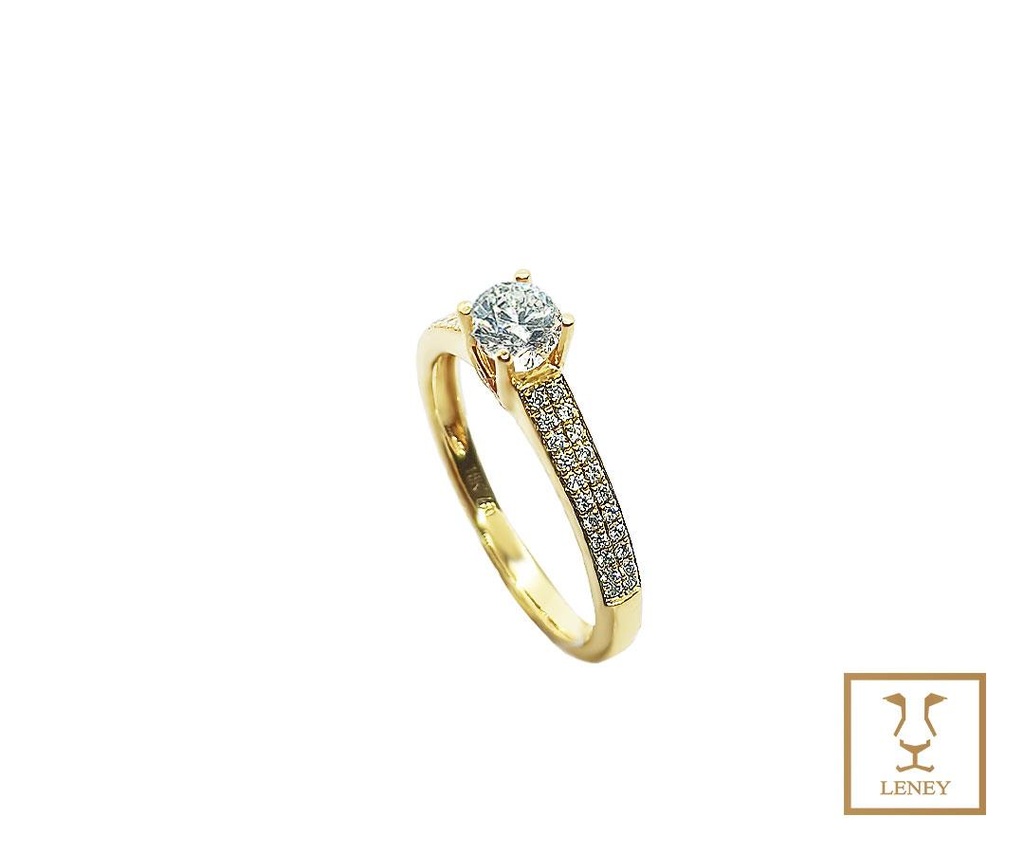ANILLO SOLITARIO BRILLANTE C 0.28CT