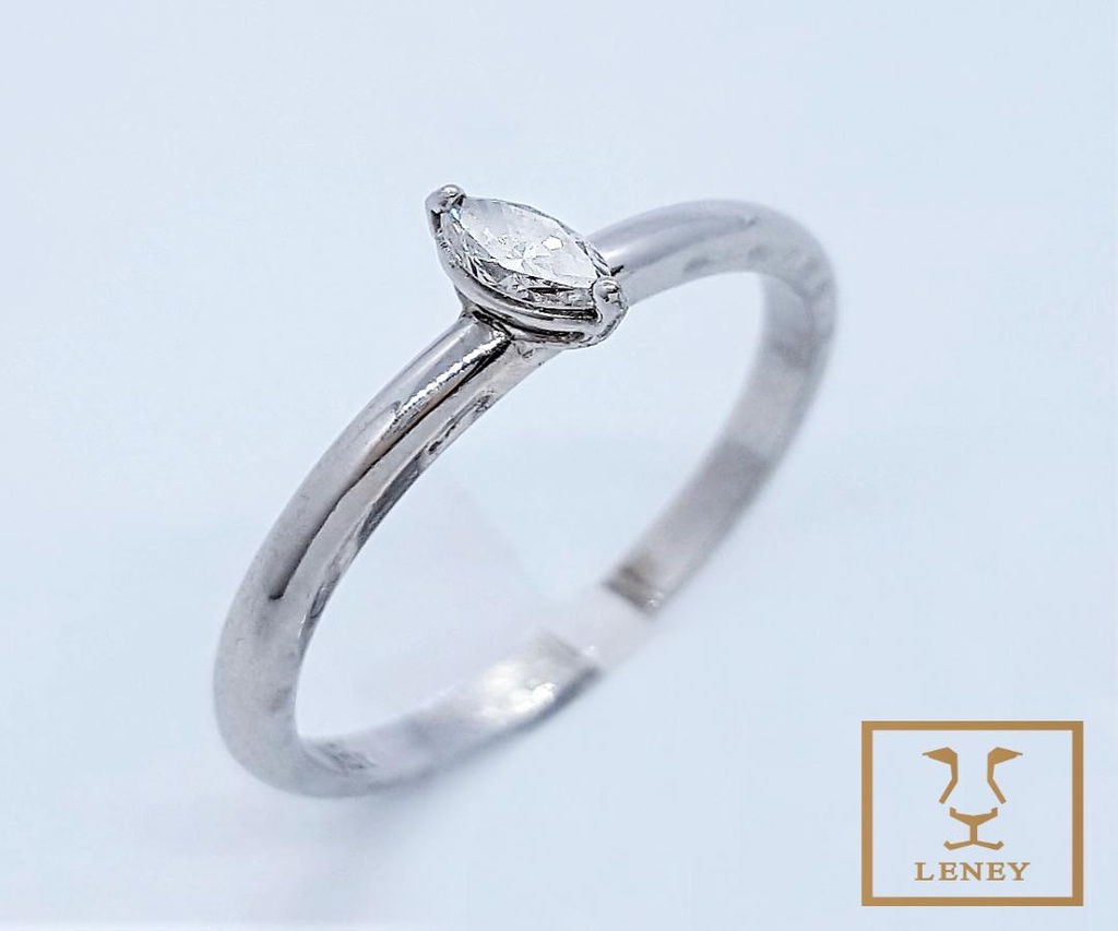 ANILLO SOLITARIO SLIM BRILLANTE