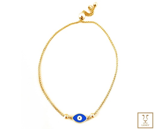 [1398W12] PULSERA OJO TURCO AZUL