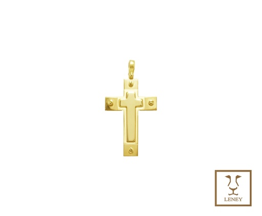 [1488W13] CRUZ TORNILLO ALTO RELIEVE