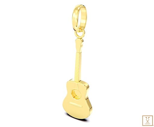 [1472W3] DIJE GUITARRA ACUSTICA 32 MM