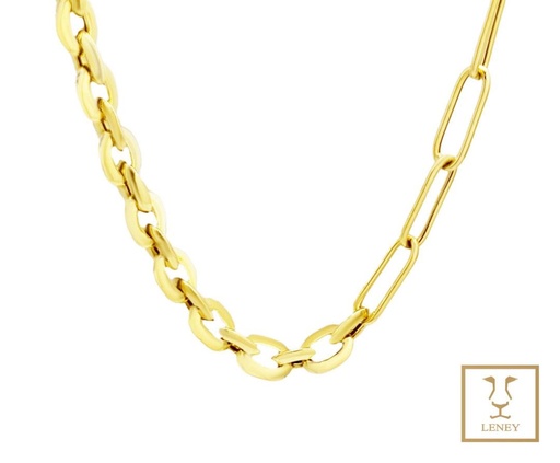 [1524W8] COLLAR O CADENA ESLABON