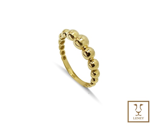 [1561W4] ANILLO CINTILLO MEDIA ESFERAS