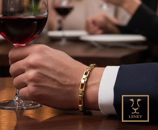 [1588W2] PULSERA ESLABON RECTANGULAR ESPECIAL