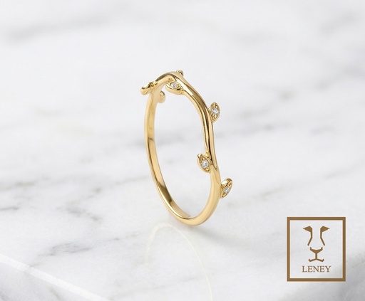 [1603W41] ANILLO CINTILLO RAMA CON 7