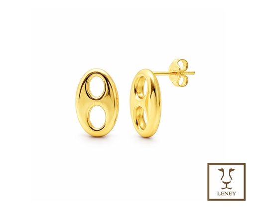 [1603W53] ARETE GUCCI ALARGADO 14.5X9.5MM