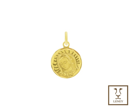 [1592W3] MEDALLA FOTOGRABADA CIRCULAR VIRGEN