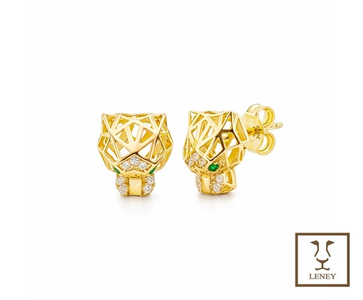 [1592W23] ARETE PANTERA CARTIER CALADA