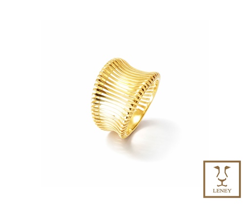 [1595W2] ANILLO CONCAVO MALLA SATINADA
