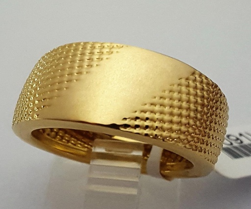 [1091W57] ANILLO CINTILLO ANCHO 11MM