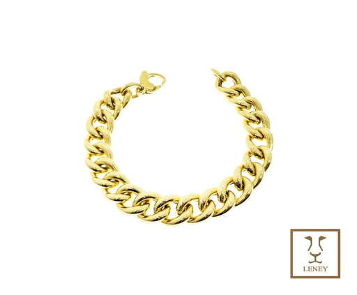 [1562W11] PULSERA LOMO GROUMET ESLABON