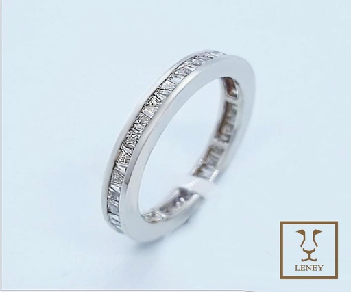 [802W3] ANILLO INFINITY DIAMANTES BRILLANTES